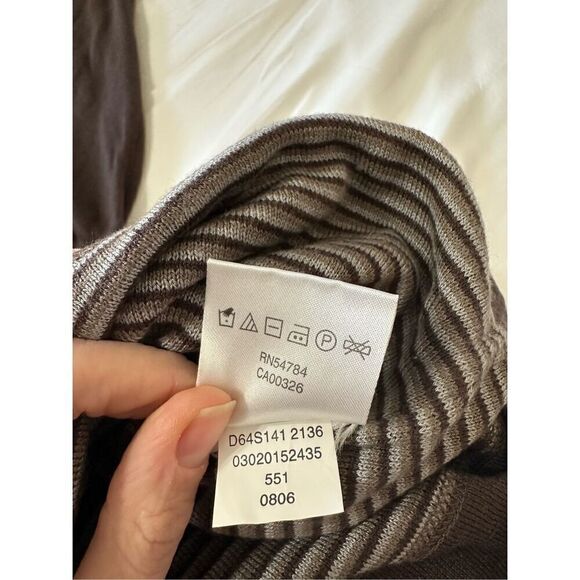 NWT Joseph Abboud Crewneck Long Sleeve Brown Sweatshirt Sweater Size S - Picture 8 of 9